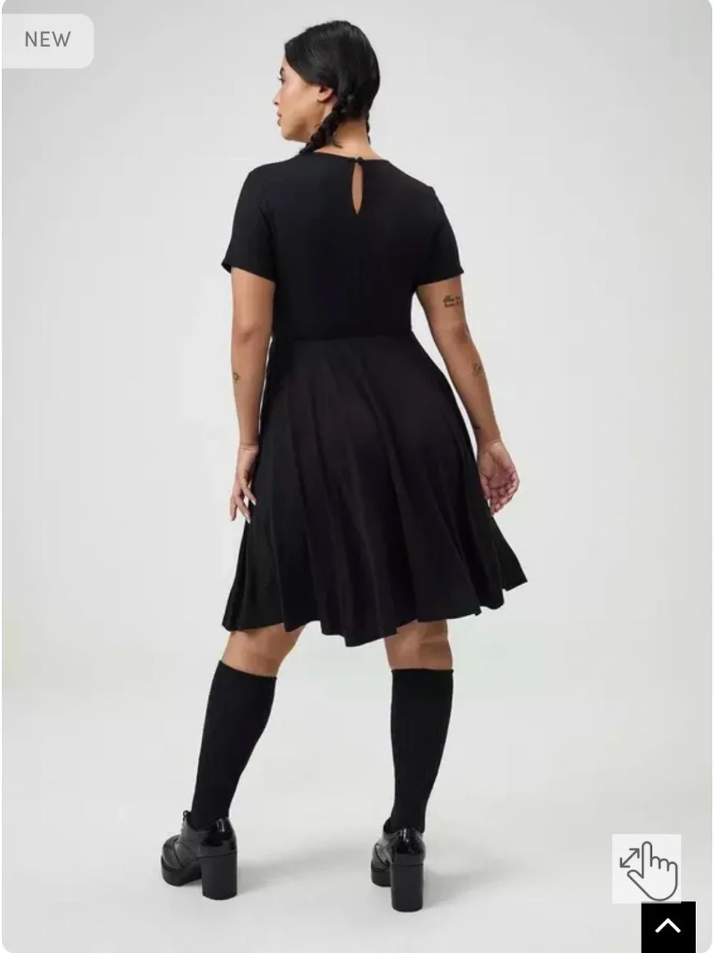 Torrid- “Goth girl collared dress”-Sz 3- NWT - Picture 2 of 6